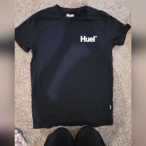 HUE Black Cotton Blend Tee